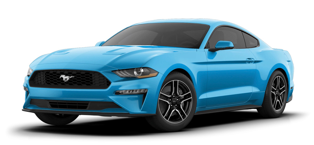 VELOCITY BLUE - Mustang Ecoboost Fastback Premium MY2020 - USA