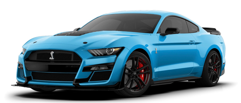 VELOCITY BLUE - Mustang SHELBY GT500 Fastback MY2020 - USA